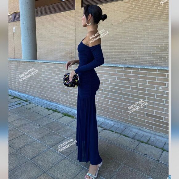 BLOGGER'S FAVE! ZARA ZW COLLECTION ASYMMETRIC MIDI DRESS - Picture 1 of 14
